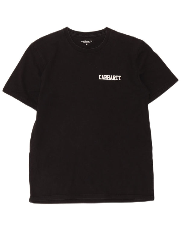 T-shirt regolare da uomo Carhartt Top in cotone nero medio