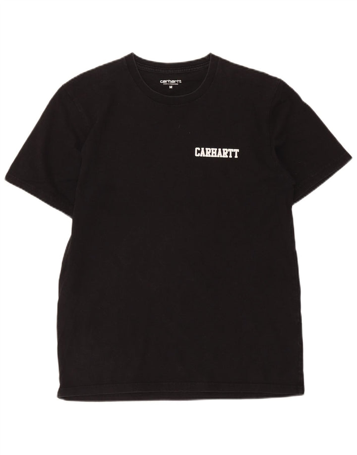 T-shirt regolare da uomo Carhartt Top in cotone nero medio