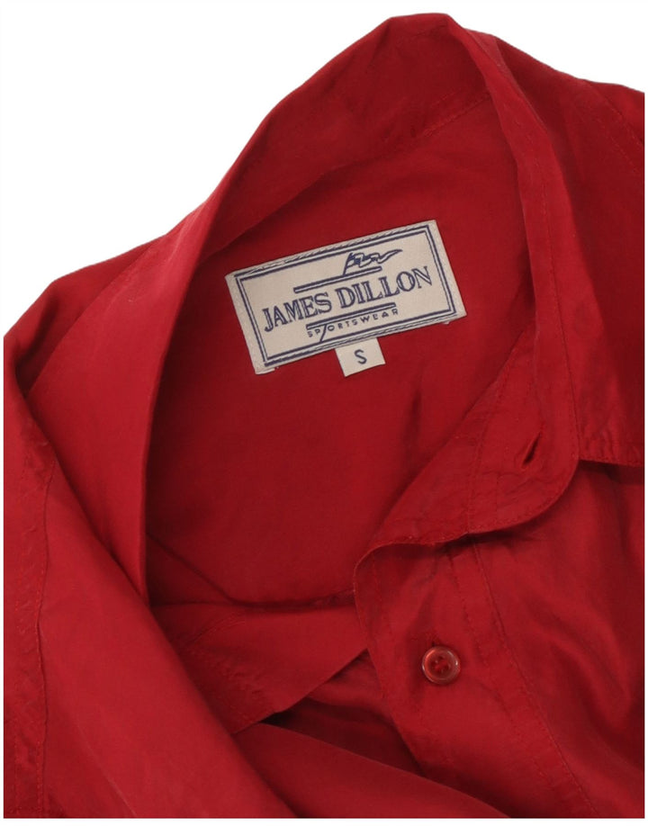 Camicia a maniche corte da uomo James Dillon piccola rossa