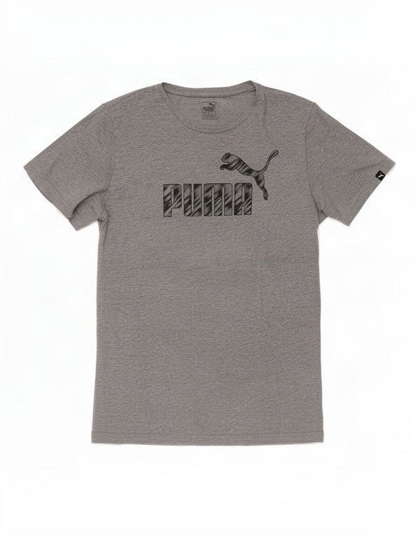 T-shirt grafica da bambino Puma 13-14 anni XL grigia chiazzata