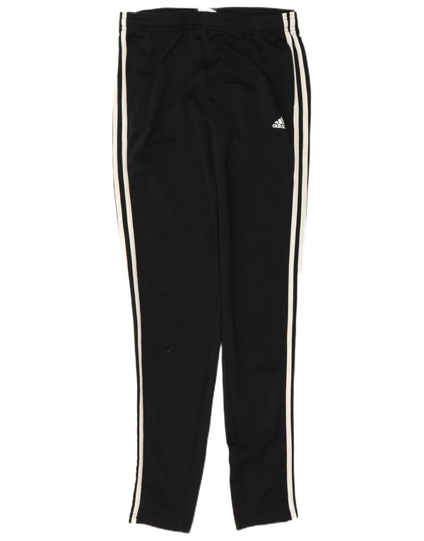 Pantaloni della tuta da ragazzo Adidas 15-16 anni in poliestere nero