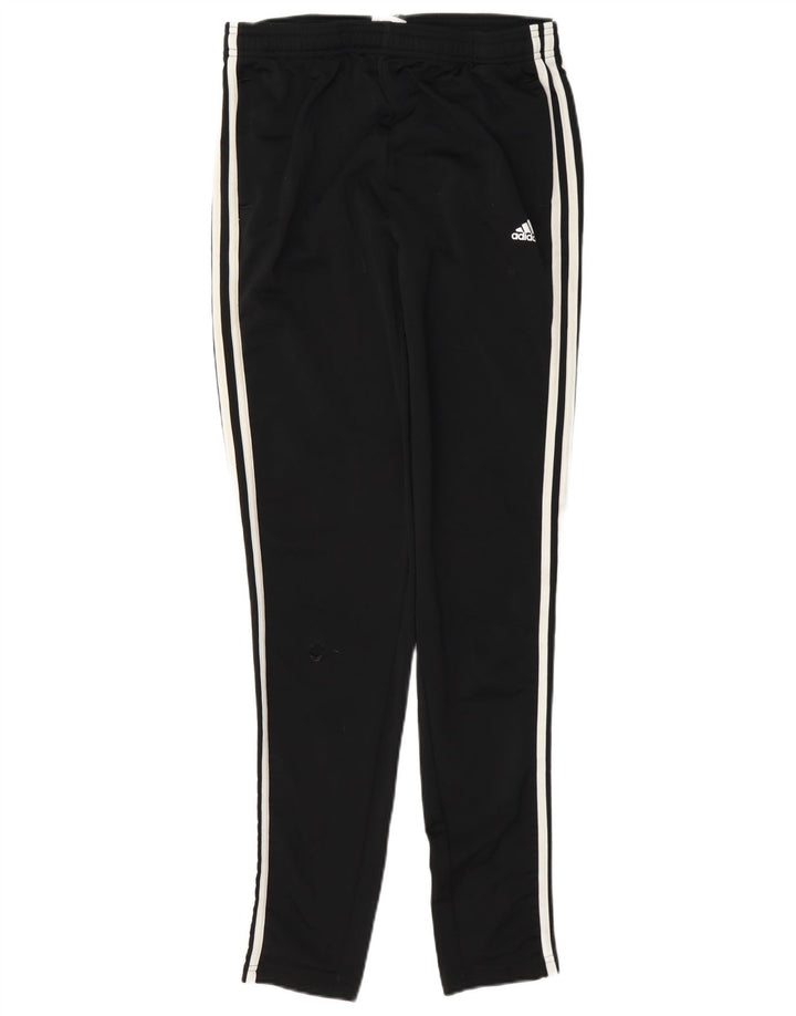 Pantaloni della tuta da ragazzo Adidas 15-16 anni in poliestere nero