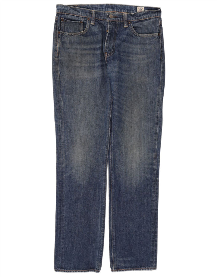 LEVI'S Mens 511 Slim Jeans W33 L34 Blue Cotton