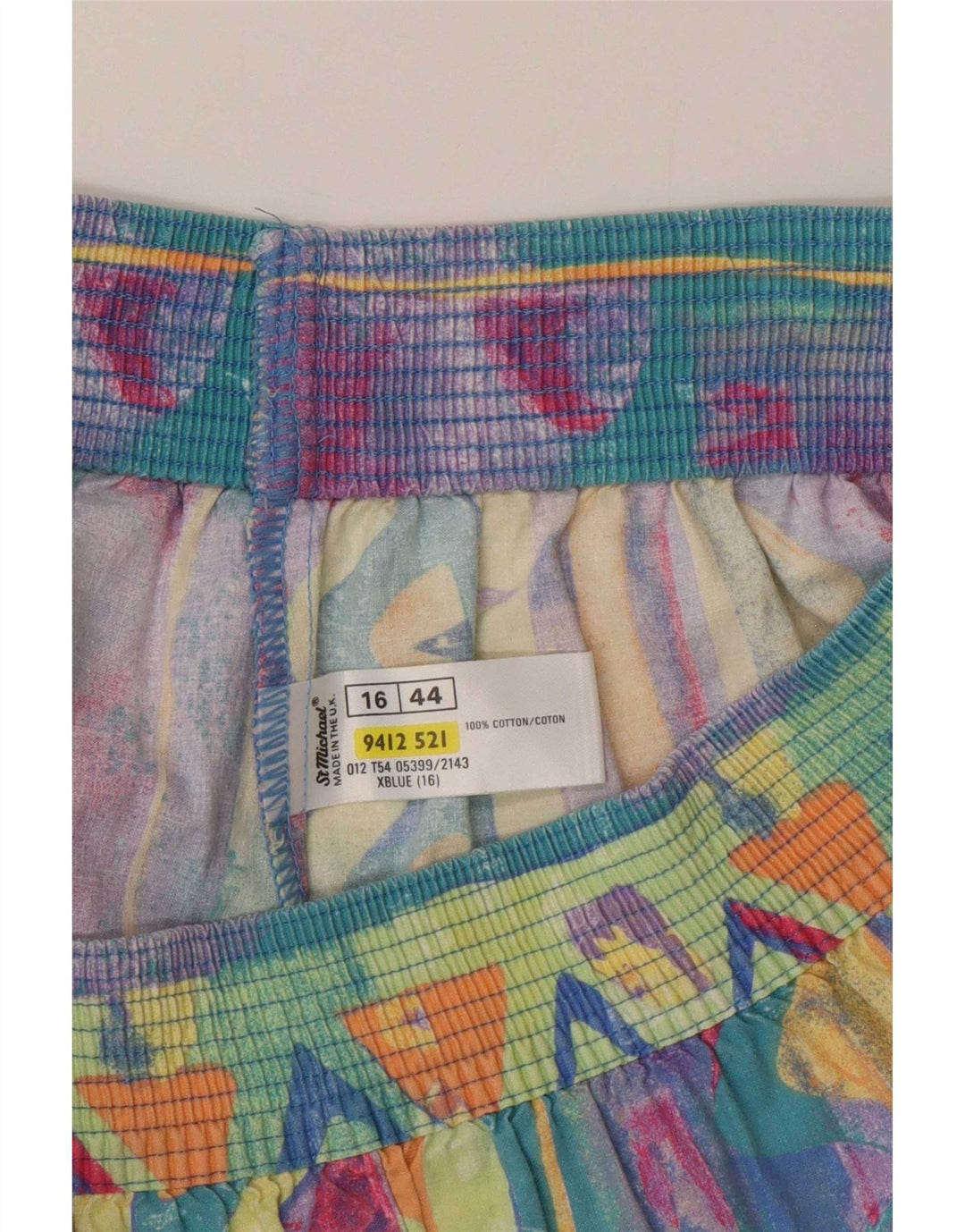 Pantaloni Harem da donna St Michael UK 16 Large W34 L23 Multicolore