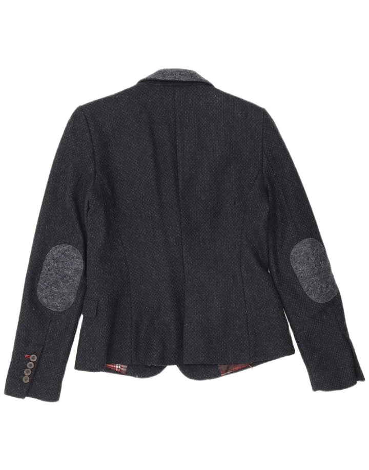 Giacca blazer da donna a 1 bottone Zara UK 12 blu navy medio