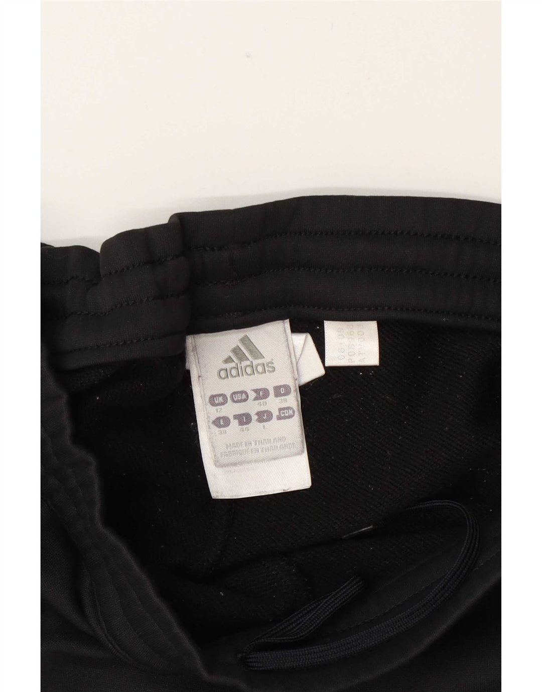 Pantaloni da tuta da donna Adidas UK 12 Medium Nero Poliestere