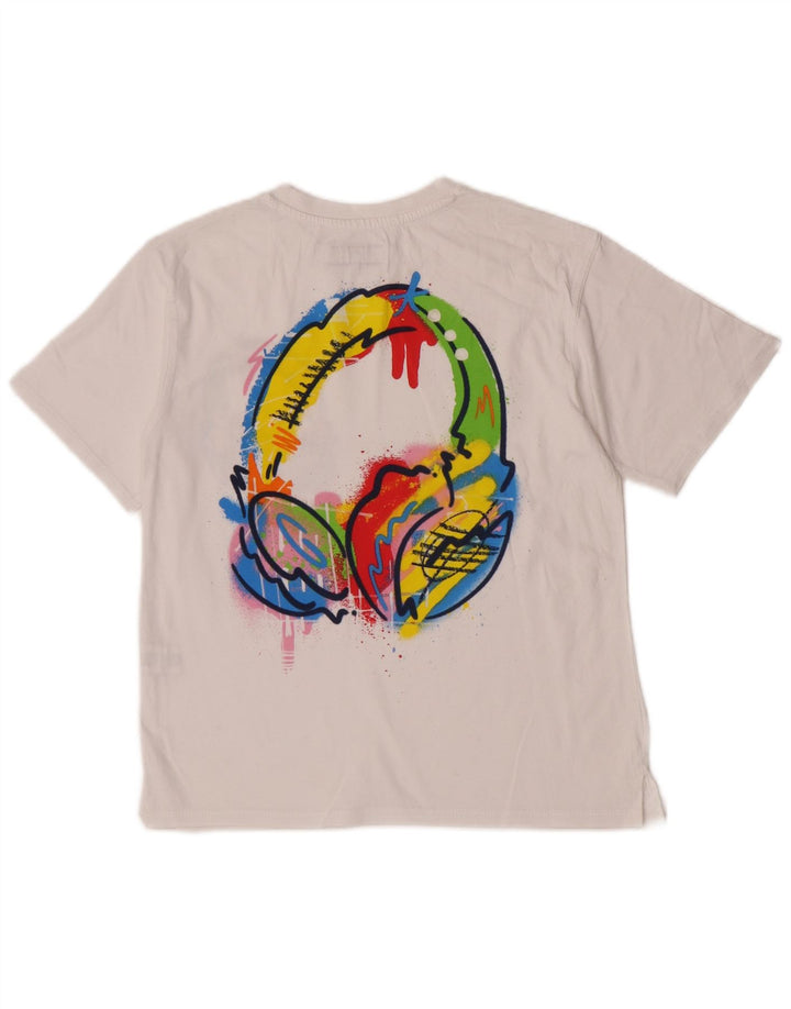 T-shirt grafica Zara per ragazzi 11-12 anni in cotone bianco