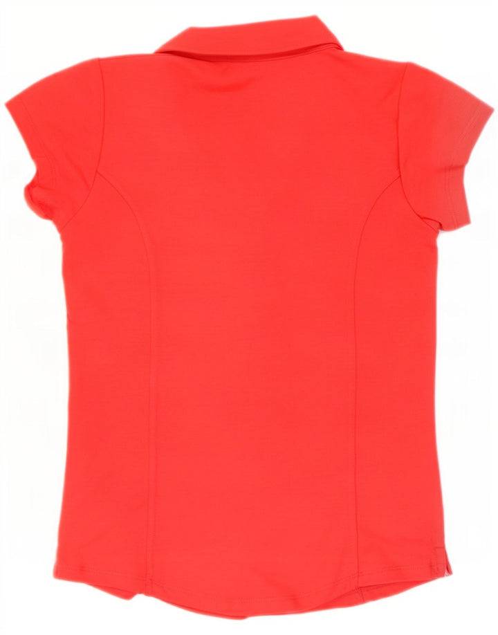 Polo da donna Guess UK 12 rosso medio in cotone