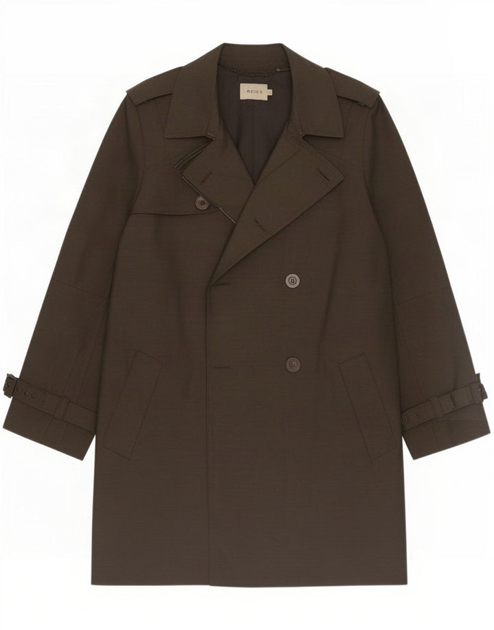 Trench da uomo Reiss UK 36 piccolo poliestere nero
