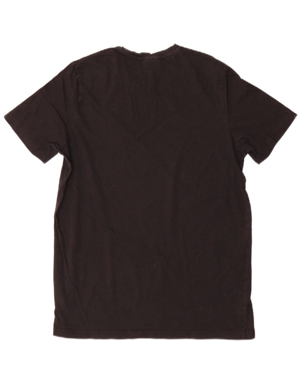 Hugo Boss Mens T-Shirt Top Medium Black Cotton