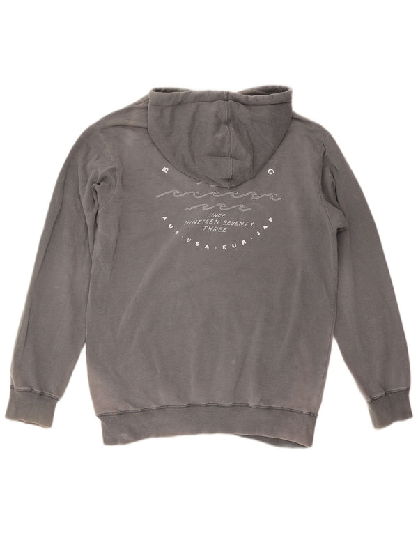 Maglione con cappuccio grafico da uomo BILLABONG piccolo in cotone grigio
