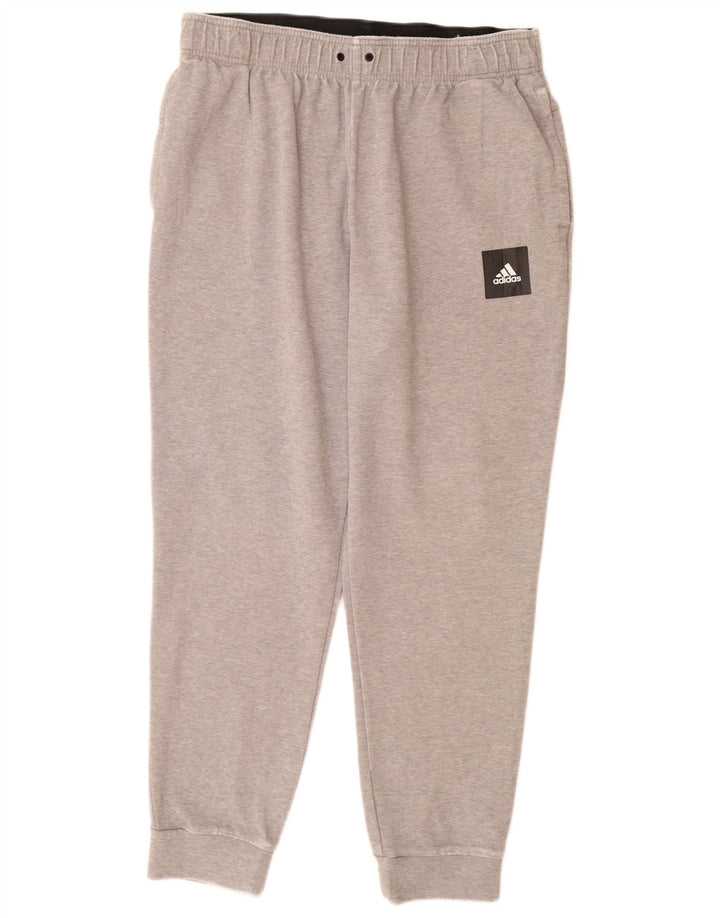 Pantaloni della tuta da uomo Adidas Joggers XL grigio screziato
