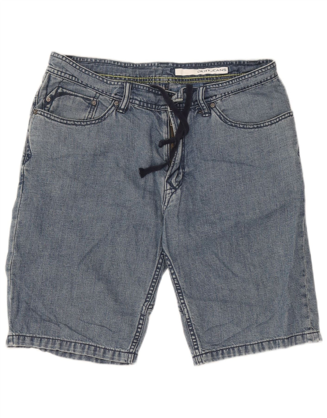Pantaloncini di jeans da uomo Dkny W31 cotone blu medio