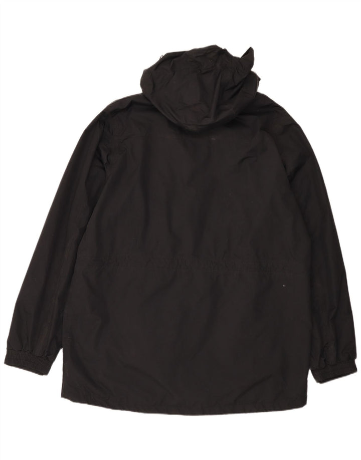 Impermeabile con cappuccio da uomo Mountain Warehouse UK 40 Large in nylon nero