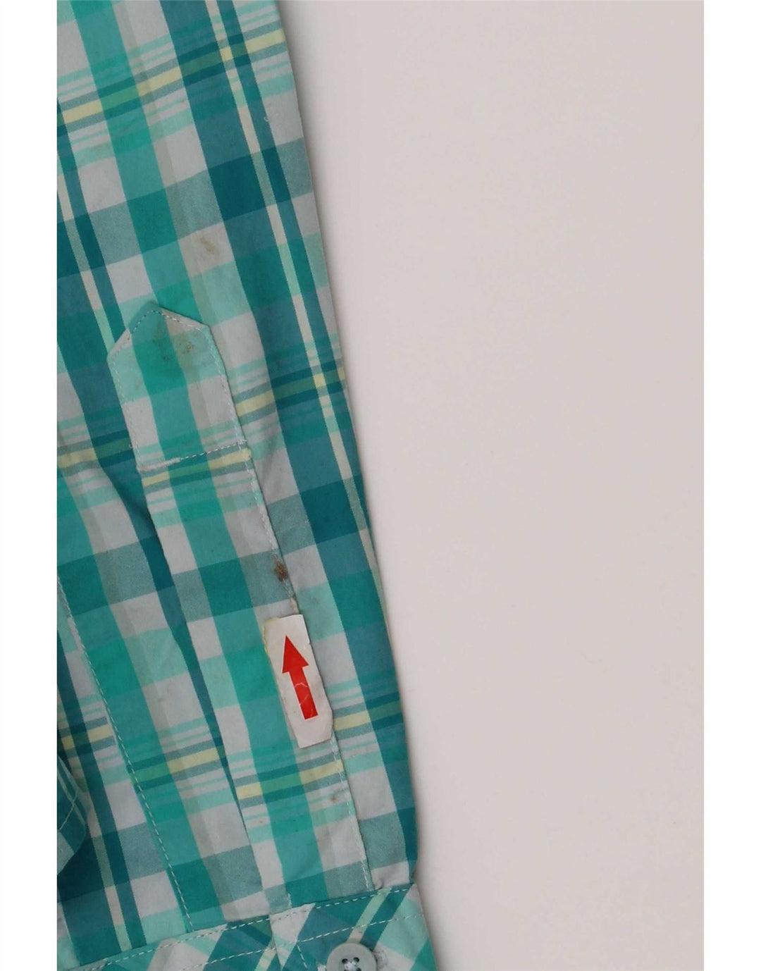 Maglietta da donna The North Face UK 10 Small Green Check Nylon