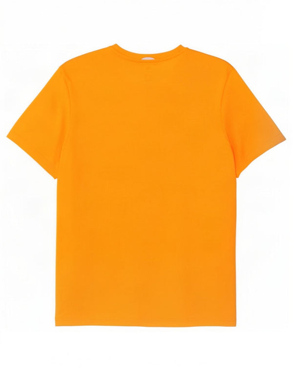 T-shirt Adidas Climalite da uomo Top in poliestere arancione medio