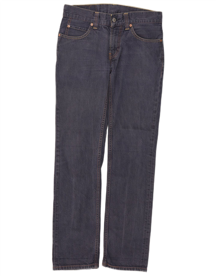 Levi's Uomo 511 Slim Jeans W31 L32 Blu Navy Cotone