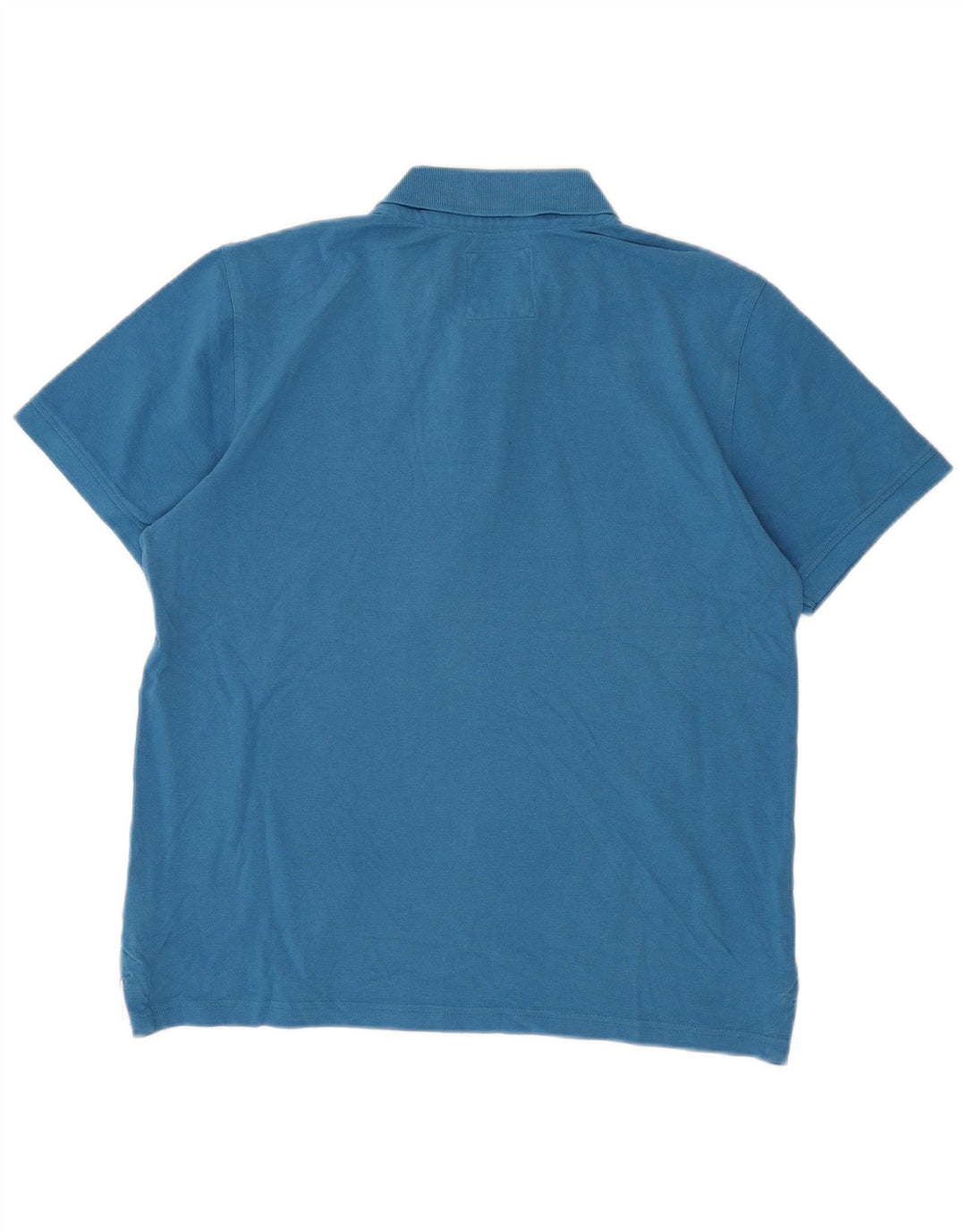 Crew Clothing Polo da uomo in cotone blu medio