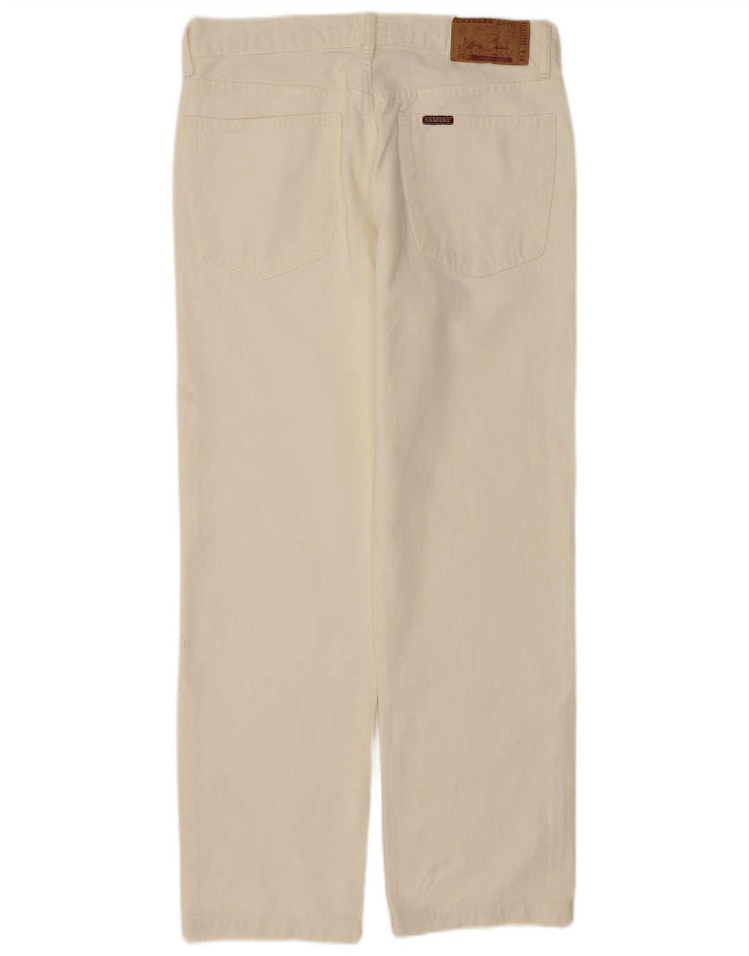 Jeans dritti da uomo Carrera W34 L30 cotone bianco