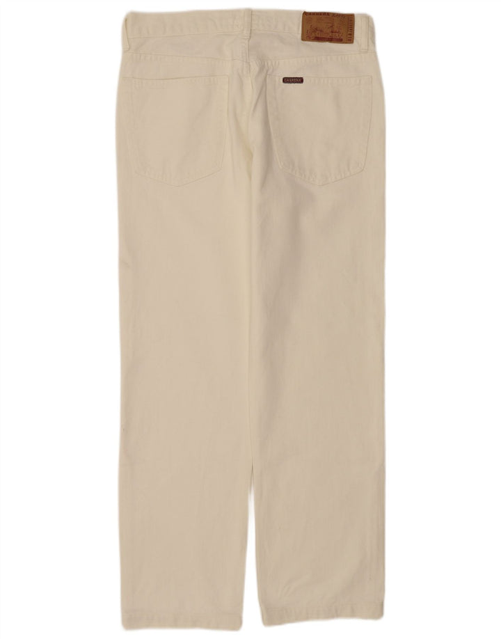 Jeans dritti da uomo Carrera W34 L30 cotone bianco