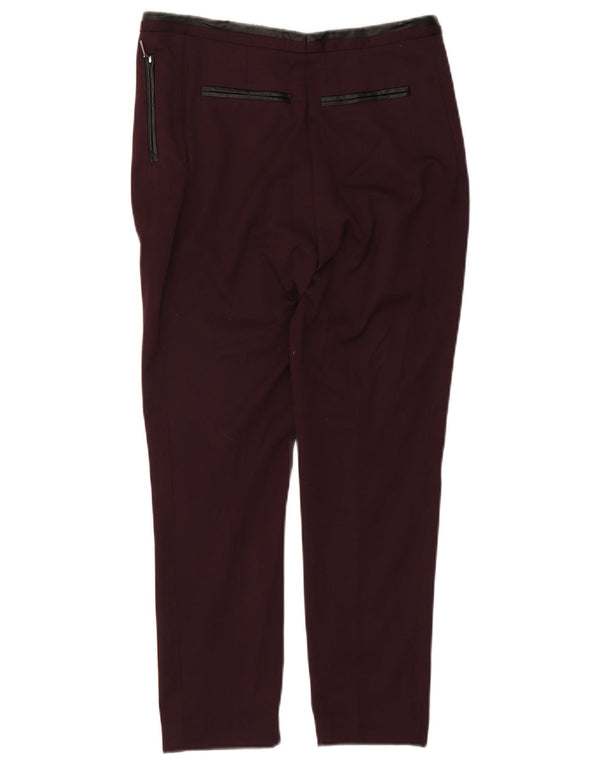 Pantaloni corti da donna Marks & Spencer UK 12 medi W30 L26 Borgogna