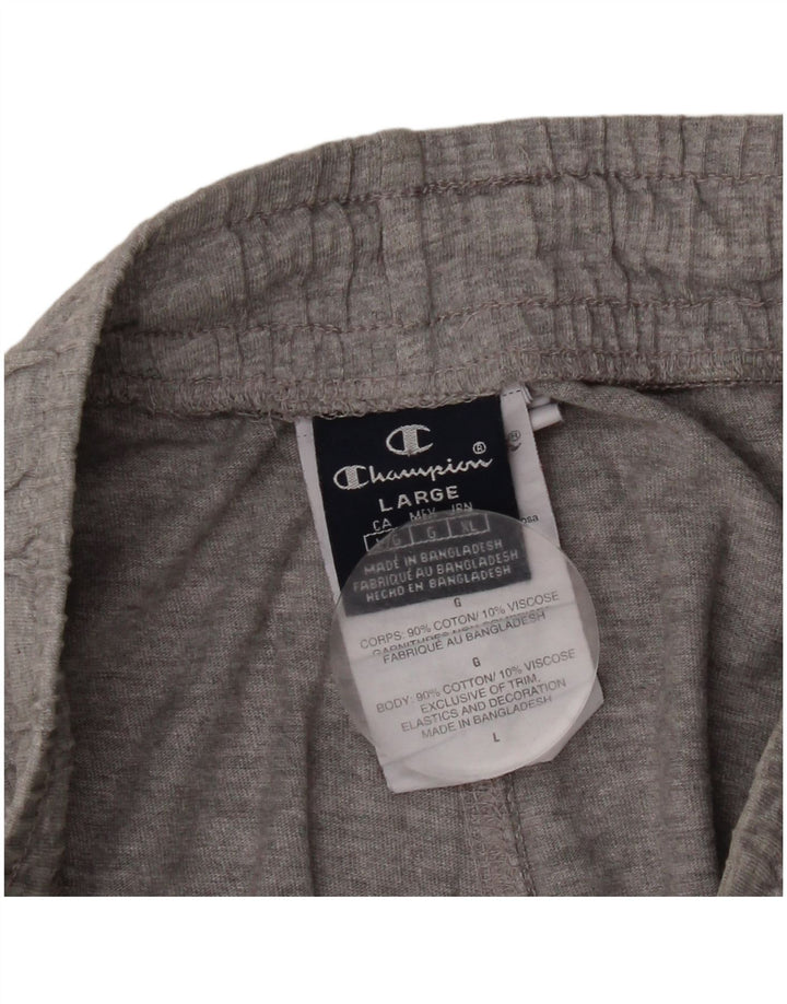 Pantaloncini sportivi da uomo Champion di grandi dimensioni in cotone chiazzato grigio