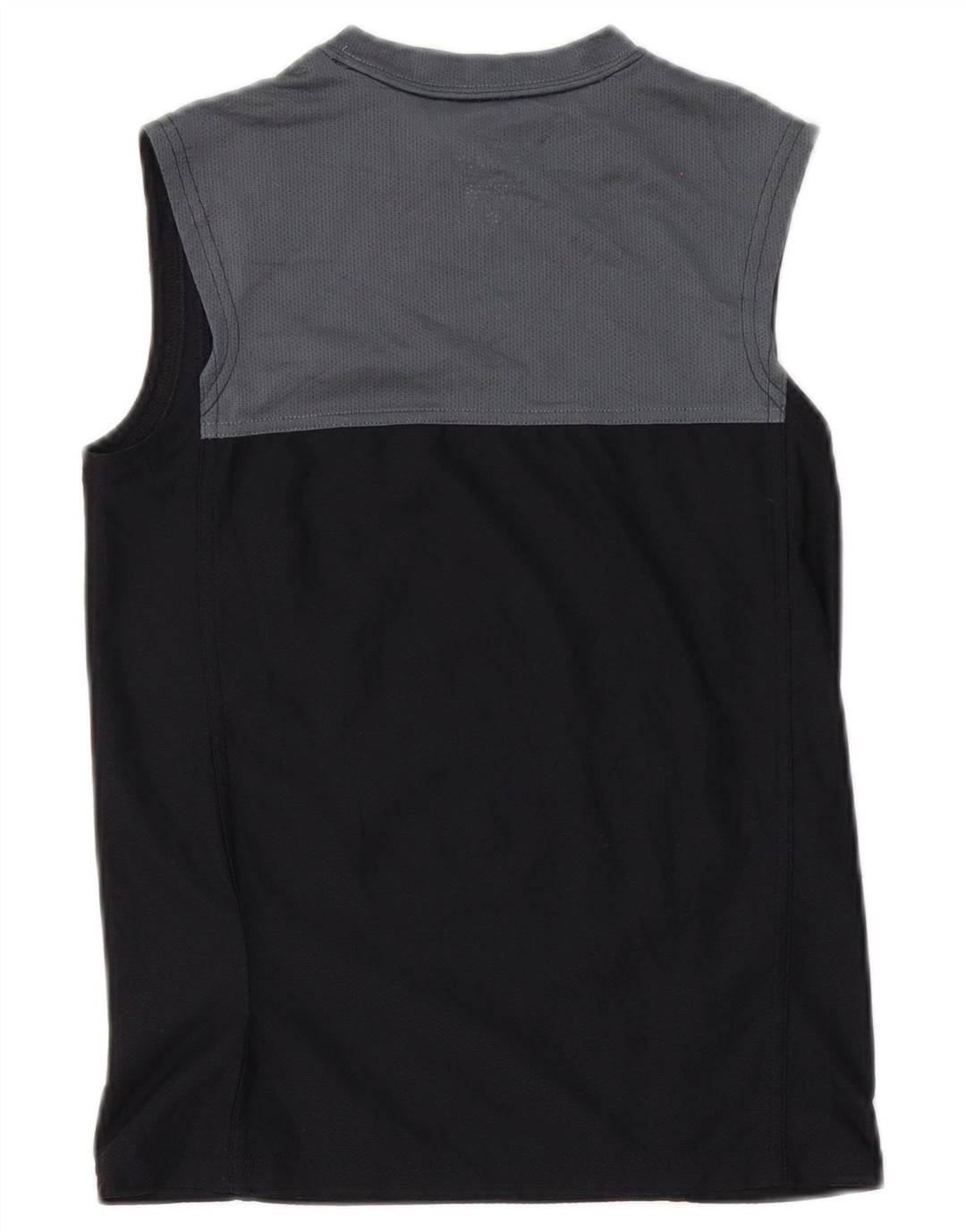 Canotta Nike Dri Fit da donna UK 10 Small Nero Colourblock Poliestere