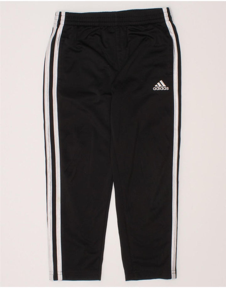 Pantaloni della tuta da ragazzo Adidas 4-5 anni in poliestere nero