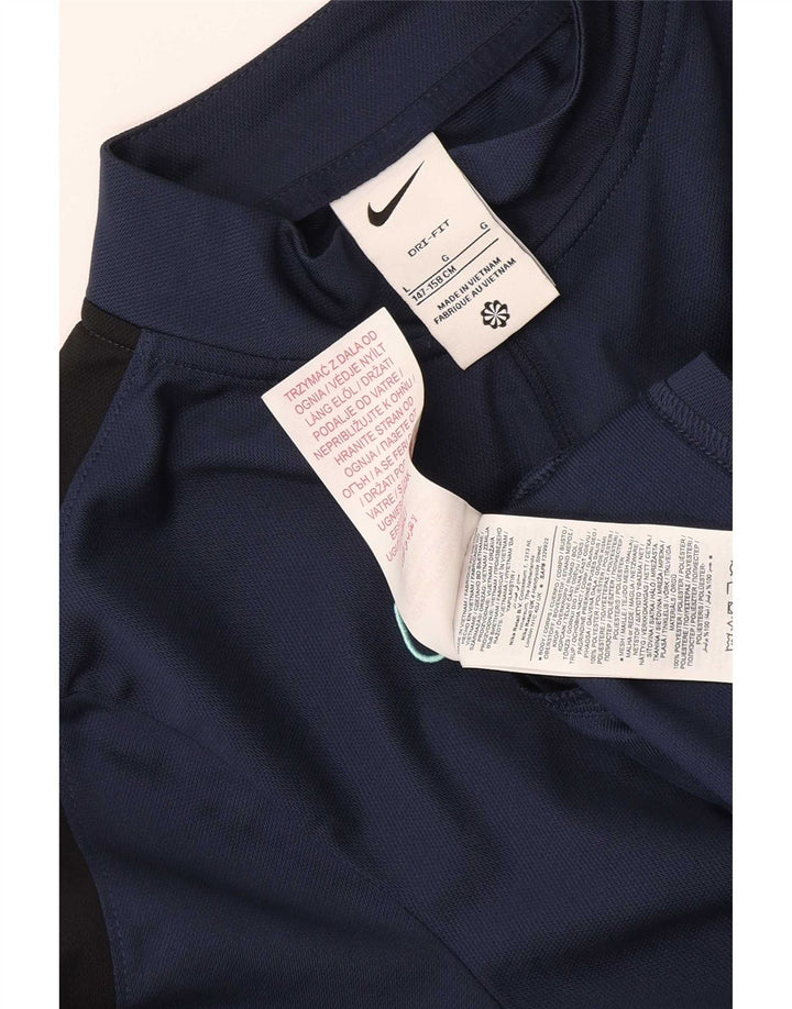 Giacca da tuta da ragazzo Nike Dri Fit Top Jacket 12-13 anni Large Blu Navy