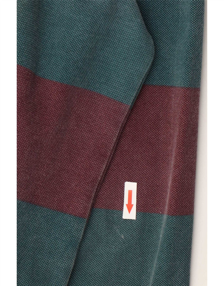 Crew Clothing Felpa con collo con zip da uomo Maglione 2XL a righe multicolore