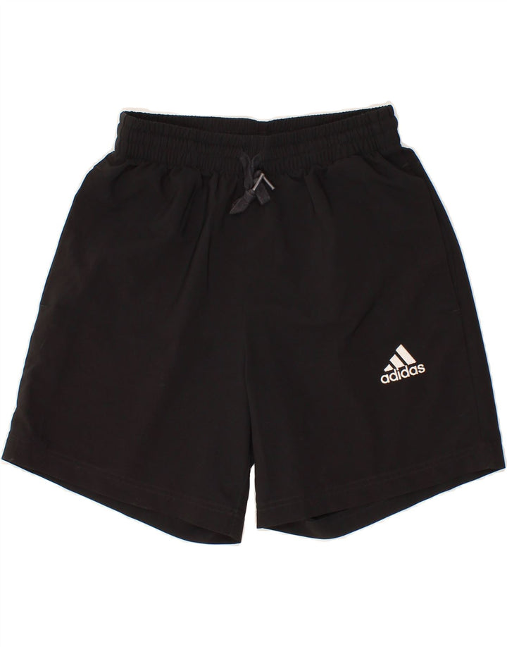 ADIDAS Mens Sport Shorts Small Black Polyester Vintage Adidas and Second-Hand Adidas from Messina Hembry 