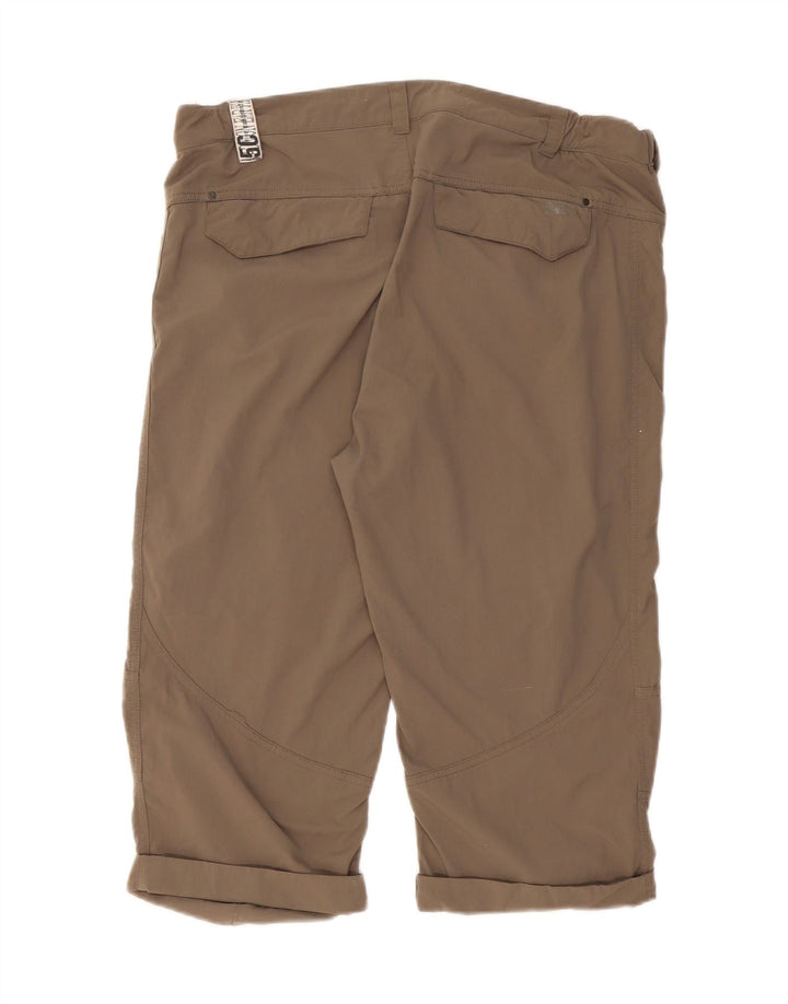 SALEWA Womens Cargo Bermuda Shorts XL W38 Khaki Polyamide