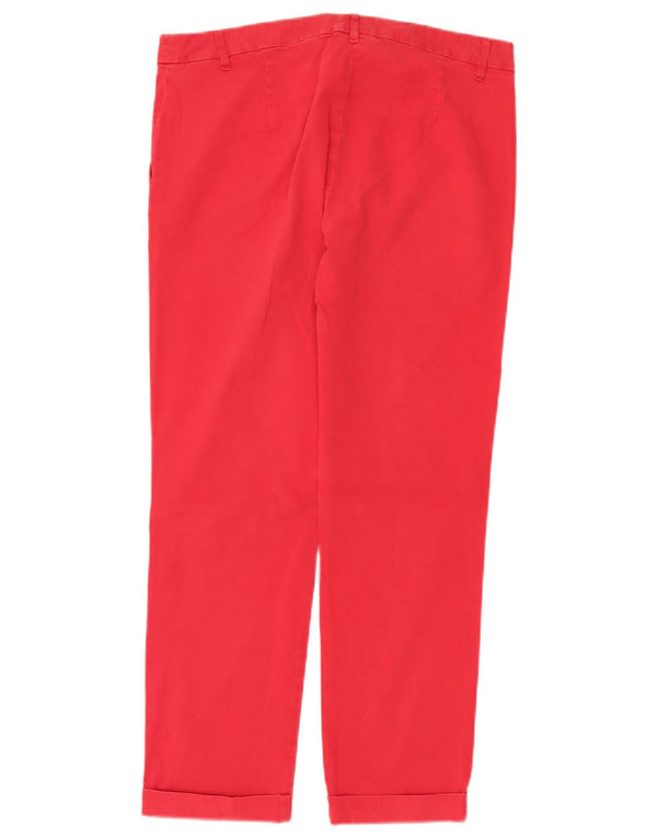 Pantaloni corti dritti EMME da donna Marella UK 12 medi W32 L26 rossi