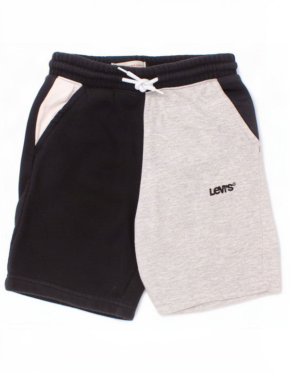 Pantaloncini sportivi Levi's per ragazzi 5-6 anni in cotone color block nero