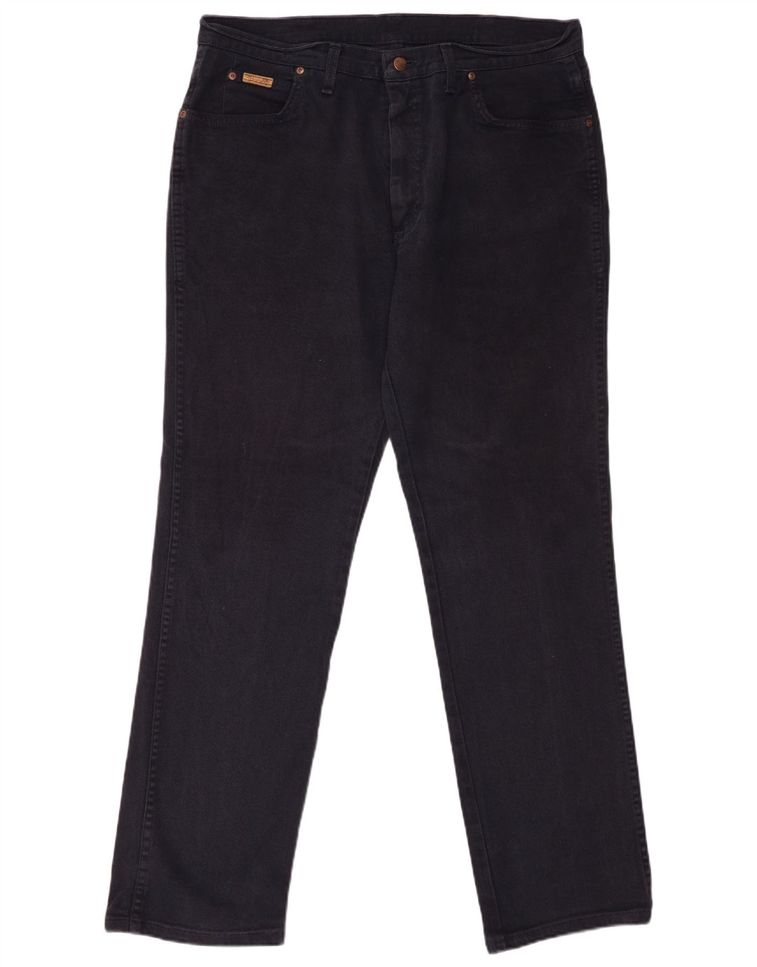 Jeans dritti da uomo Texas WRANGLER W38 L34 cotone blu navy