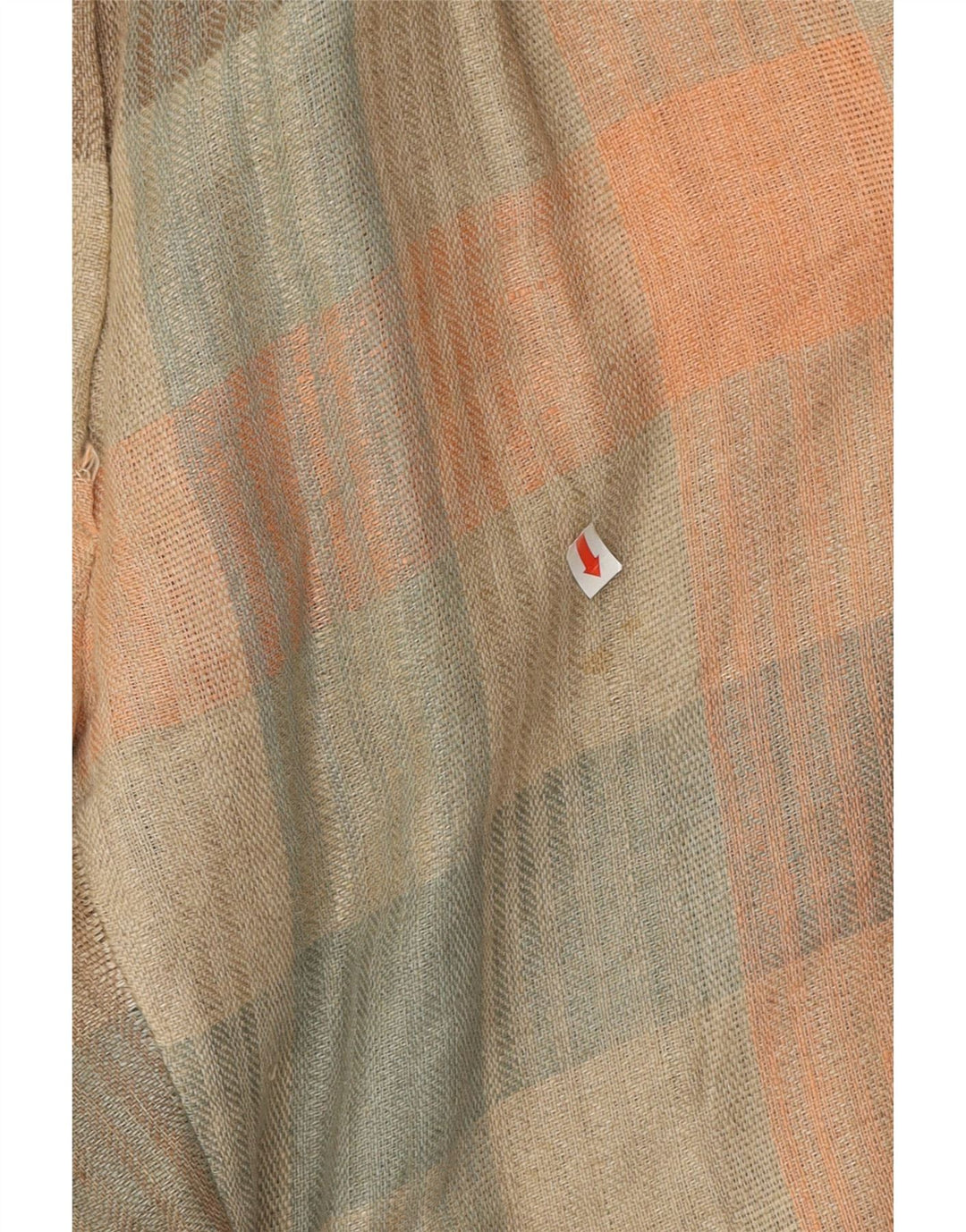 Pantaloni chino con pegging da donna vintage W26 L26 a quadretti multicolore
