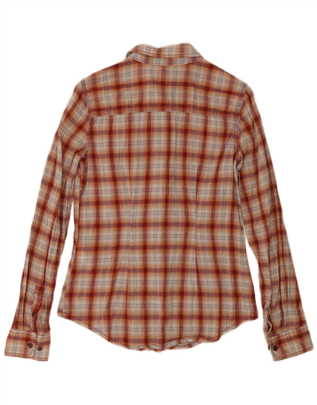 Camicia di flanella da donna Carhartt US 4/6 piccolo cotone a quadri rossi