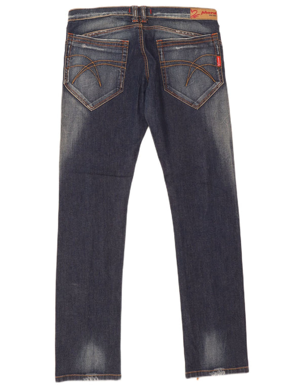 Jeans dritti da donna Phard W30 L31 cotone blu navy