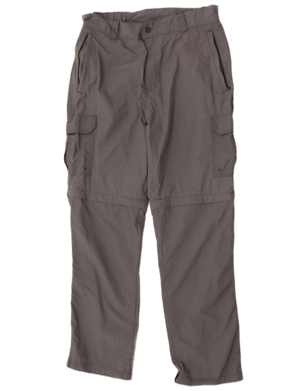 Pantaloni cargo dritti da uomo Mountain Warehouse W34 L31 nylon grigio