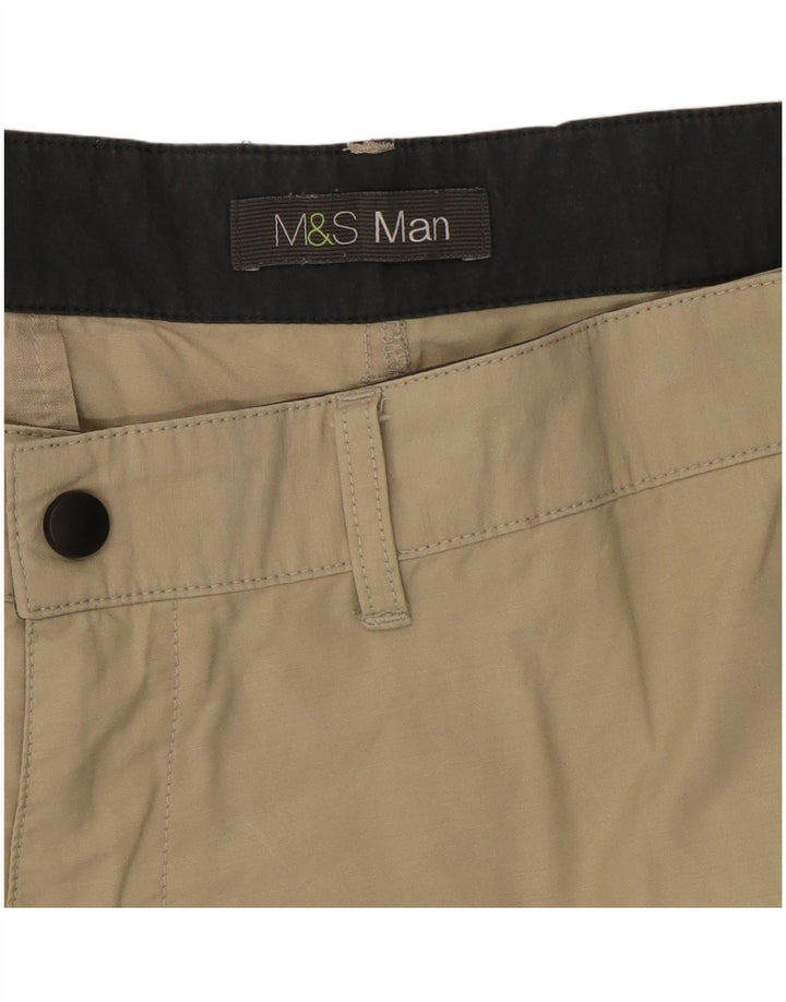 Pantaloncini cargo da uomo Marks & Spencer W38 XL Beige