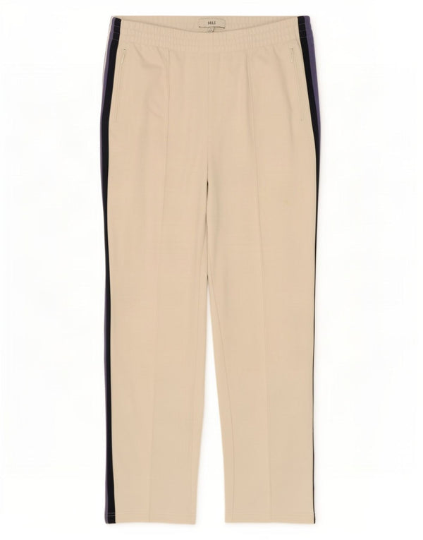 Pantaloni da tuta da donna Marks & Spencer UK 12 medio bianco sporco