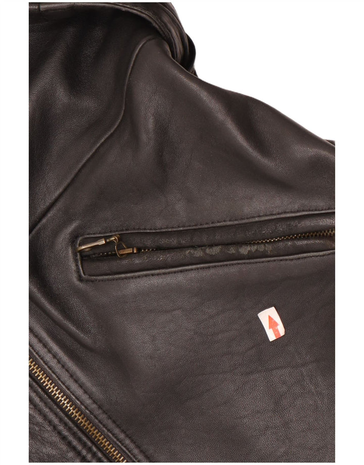 Giacca in pelle oversize da donna Joy IT 42 media nera