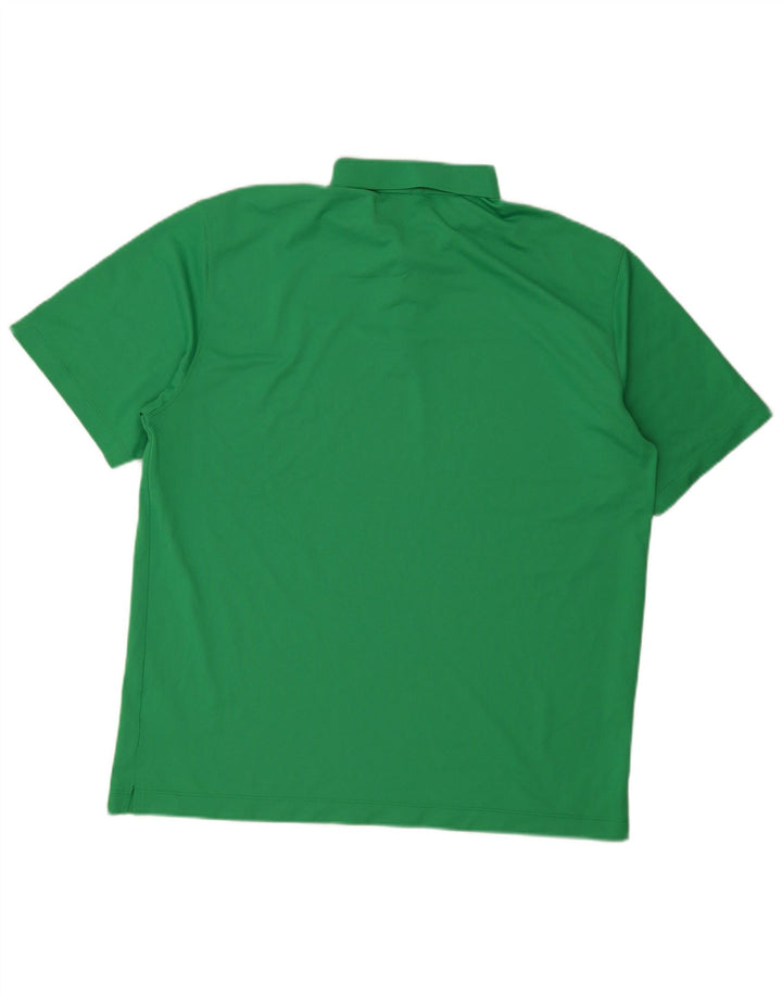 Polo NIKE da uomo Dri Fit XL verde poliestere