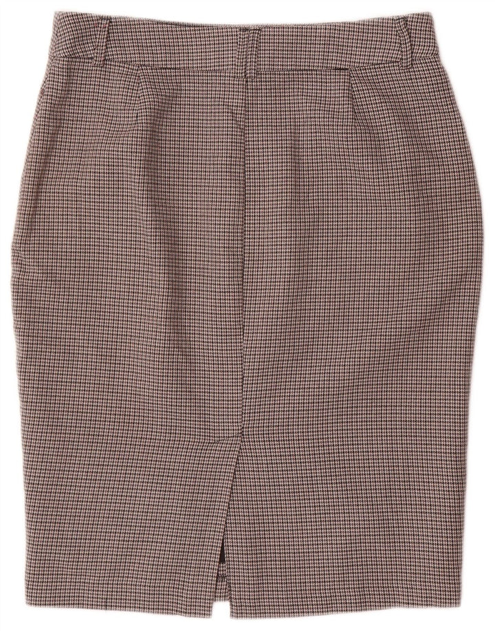 Gonna a tubino da donna Marks & Spencer W32 grande pied de poule grigio