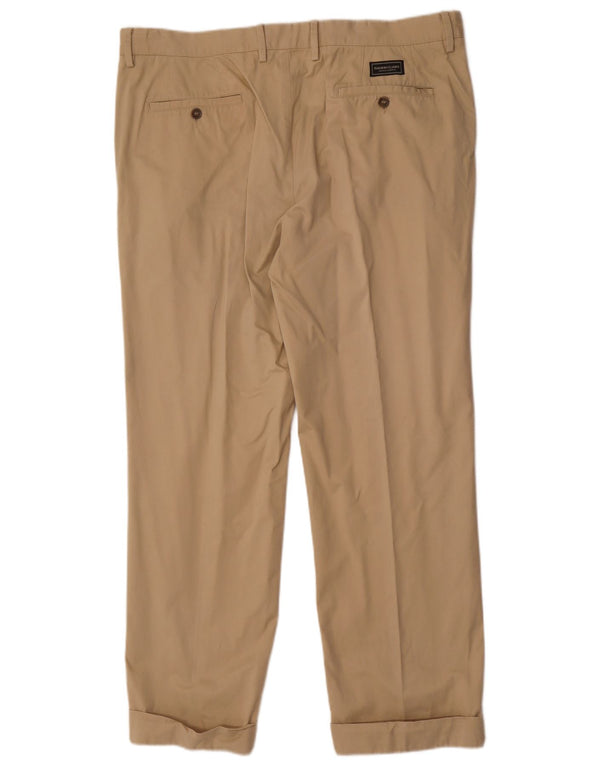 Marlboro Classics Mens Straight Chino Trousers W38 L30 Beige