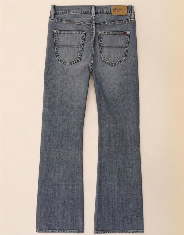 Tommy Hilfiger Donna Manhattan Bootcut Jeans W34 L31 Cotone Blu