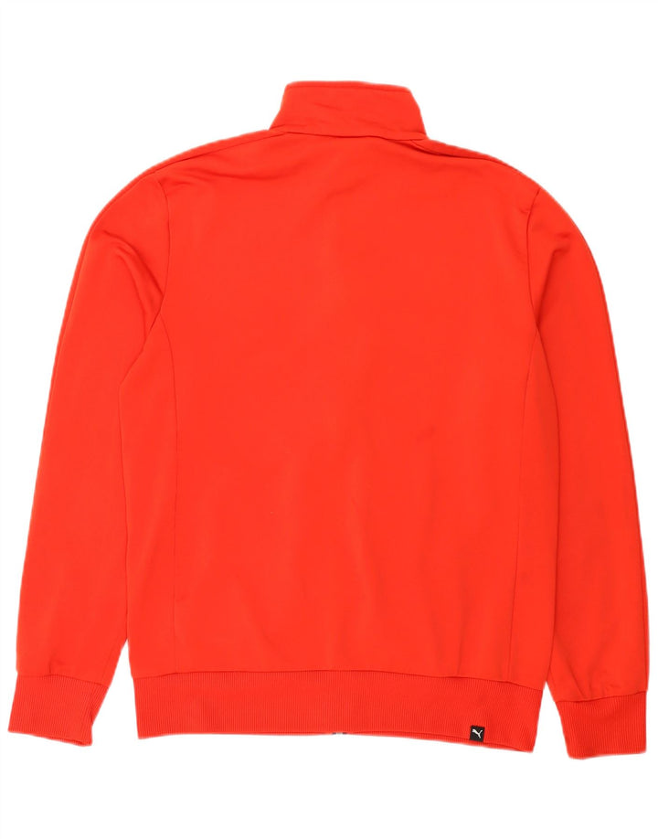 Giacca da ginnastica da uomo PUMA, colore rosso medio, in poliestere