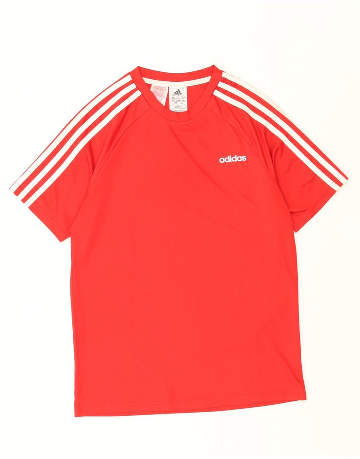 Maglietta Adidas Aeroready da bambino 13-14 anni in poliestere rosso
