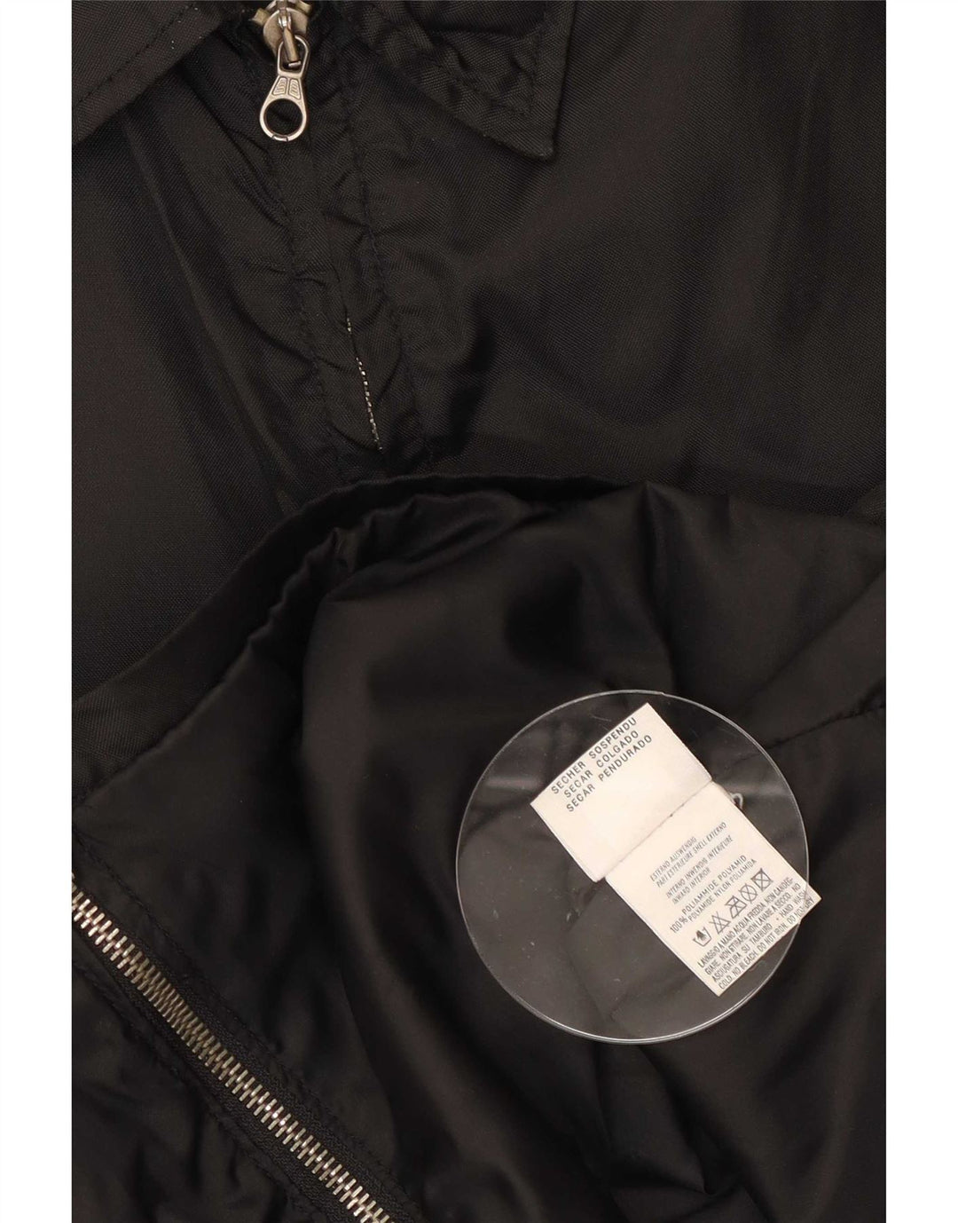 Giacca Utility Donna Benetton IT 44 Medium Nero Poliammide