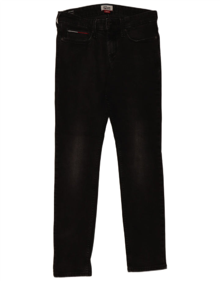 Jeans skinny da donna Tommy Hilfiger W29 L32 cotone nero